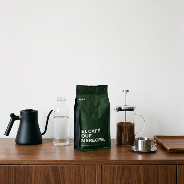 Cuánto café y cuánto tiempo: goteo, prensa francesa, moka y espresso