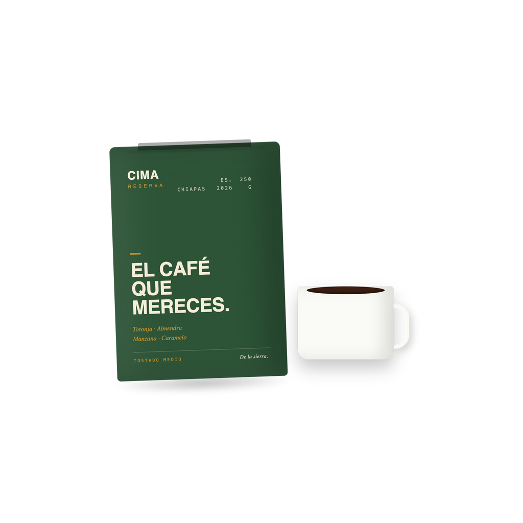 Suscripción de café CIMA Esencial: 250 g de café de especialidad de Chiapas al mes, envío gratis