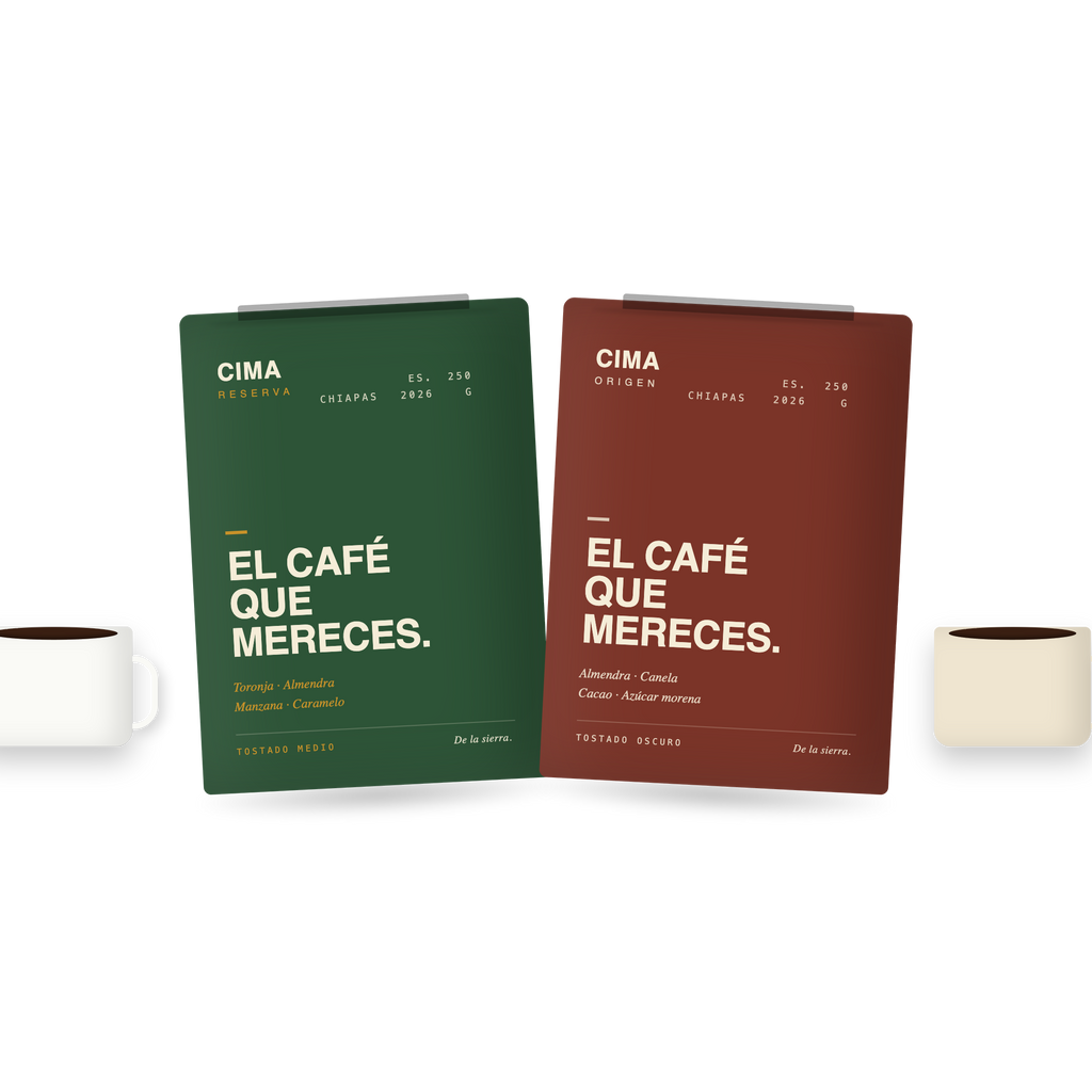 Suscripción de café CIMA Familiar: 2×250 g de café de especialidad de Chiapas al mes, envío gratis