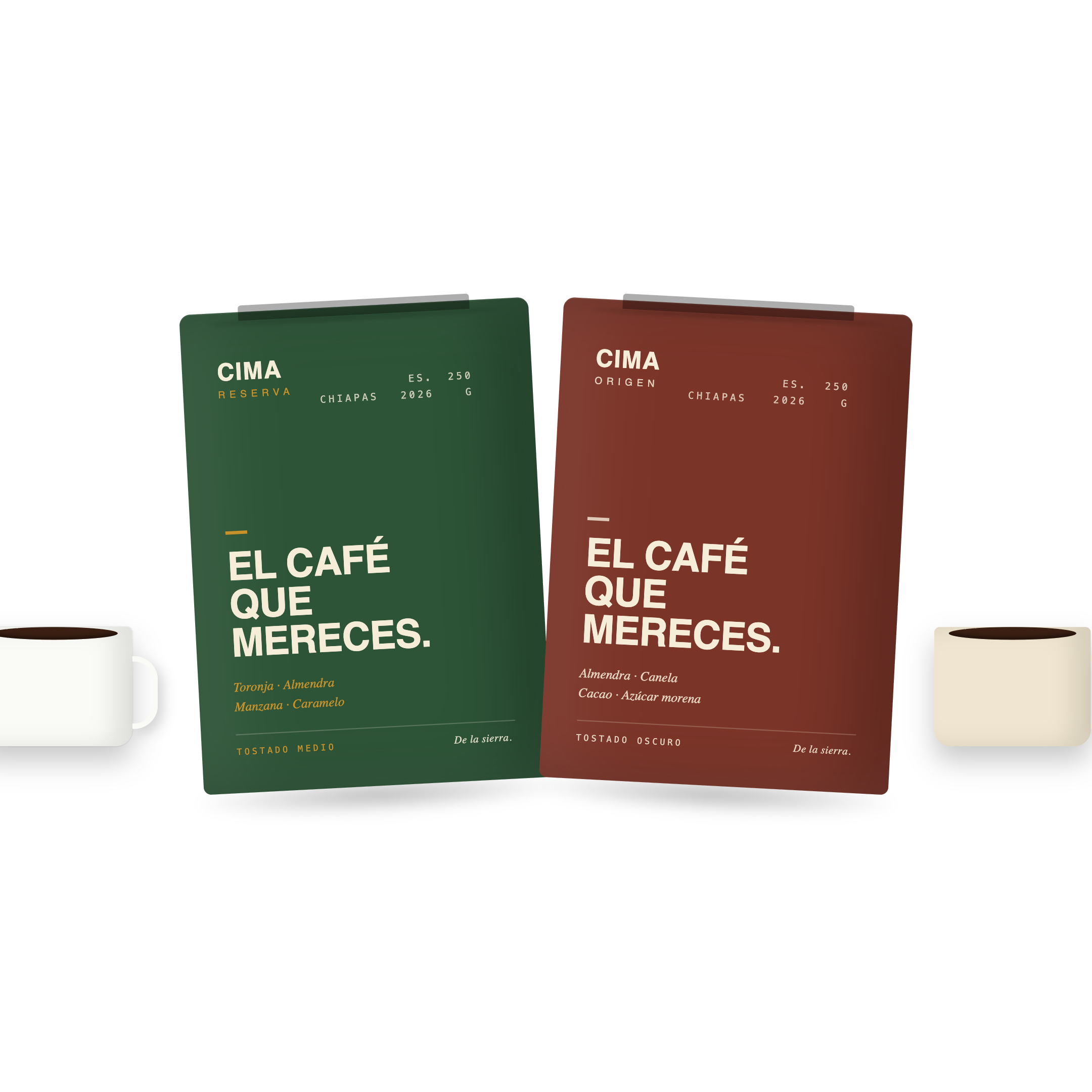 Suscripción de café CIMA Familiar: 2×250 g de café de especialidad de Chiapas al mes, envío gratis