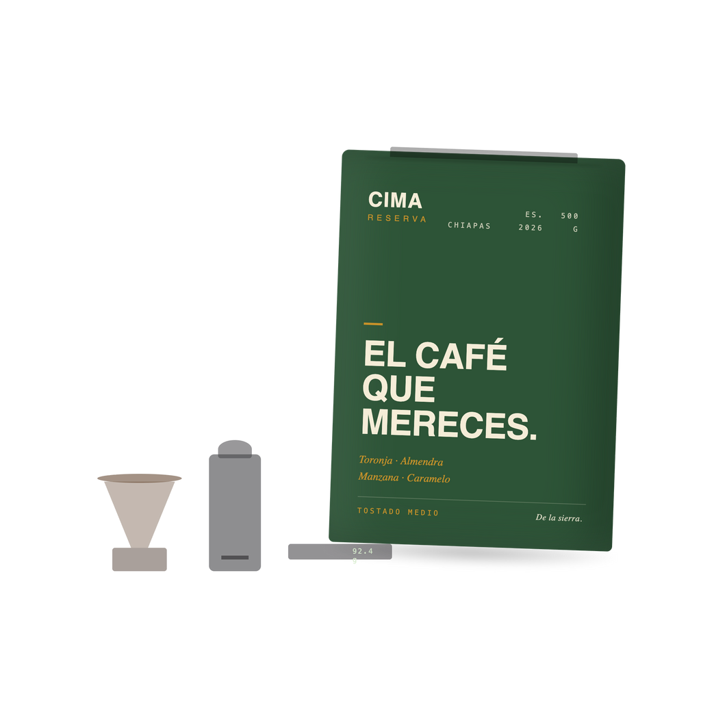 Suscripción de café CIMA Premium: 500 g de café de especialidad de Chiapas al mes, envío gratis