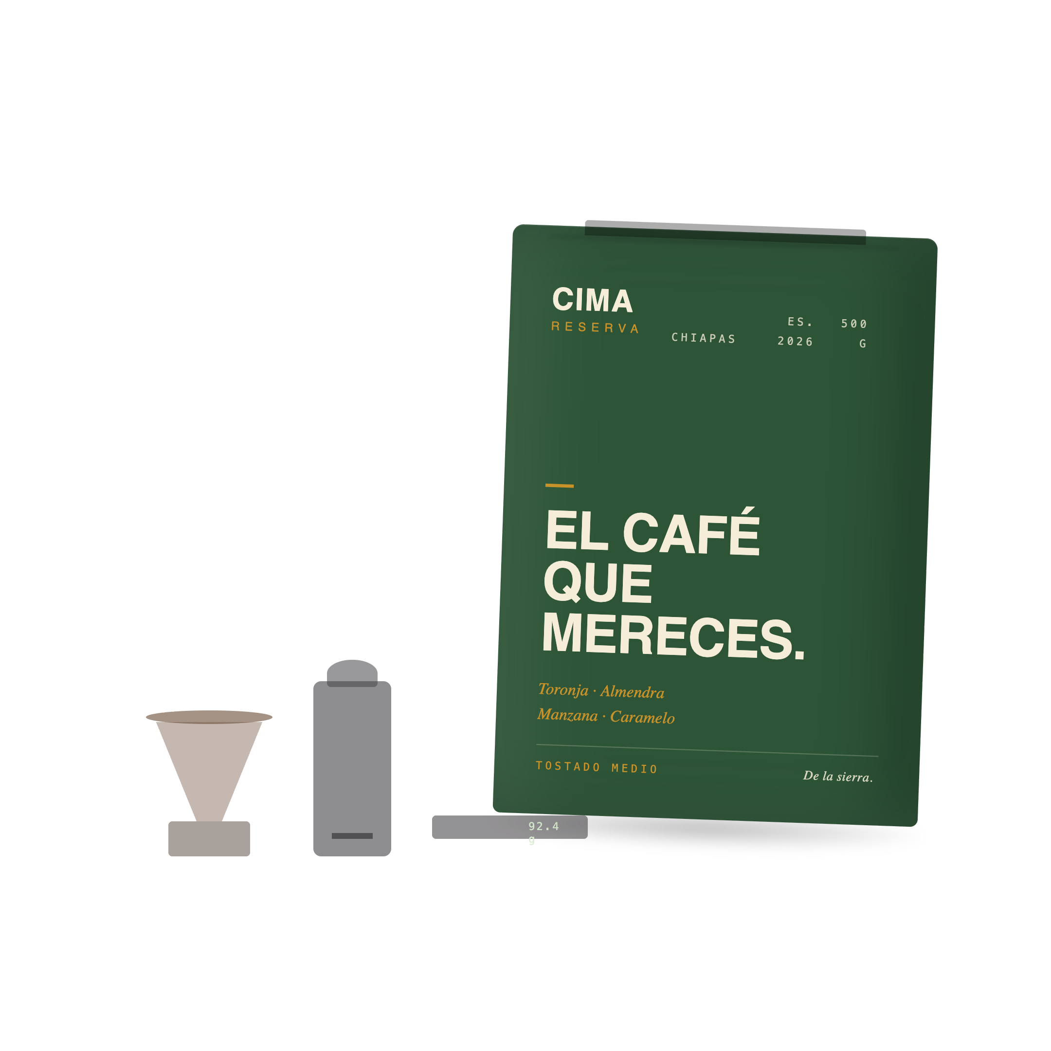 Suscripción de café CIMA Premium: 500 g de café de especialidad de Chiapas al mes, envío gratis