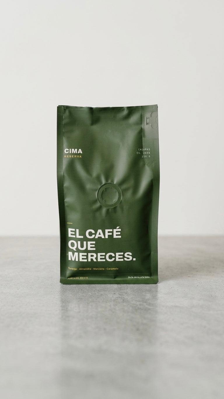 Suscripción CIMA Esencial: bolsa de café de especialidad Reserva 250 g, foto real
