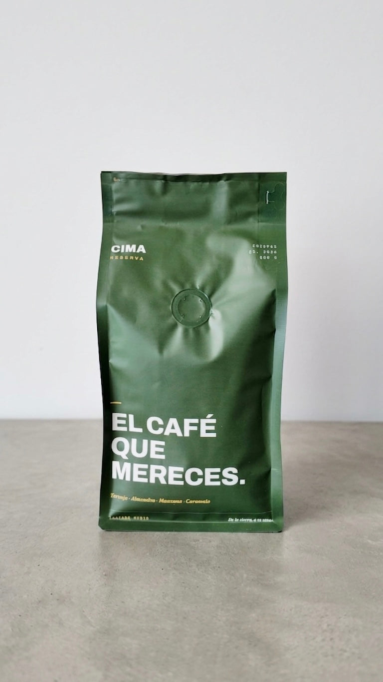 Suscripción CIMA Premium: bolsa de café de especialidad Reserva 500 g, foto real