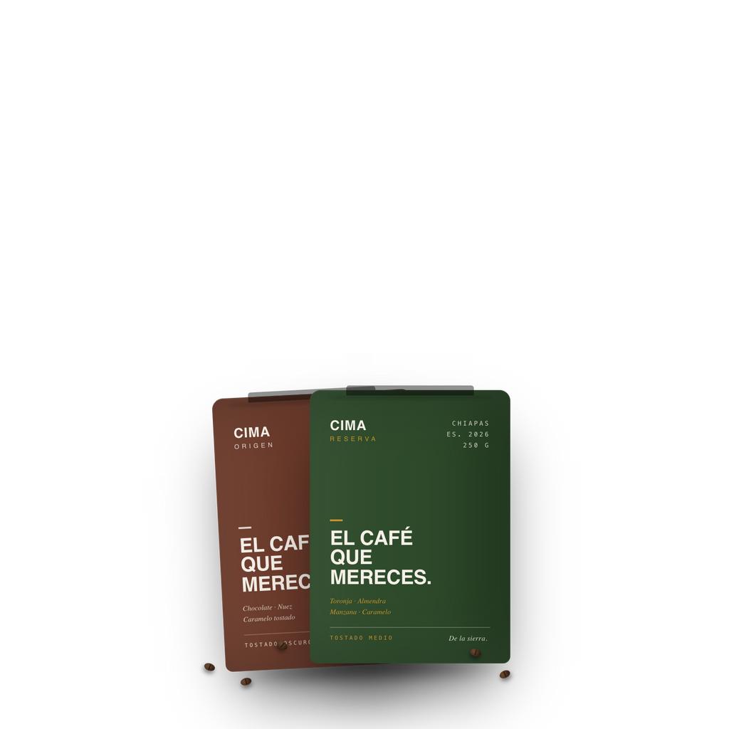 Pack El Dúo CIMA: café de especialidad de Chiapas Reserva y Origen, 2×250 g, envío gratis