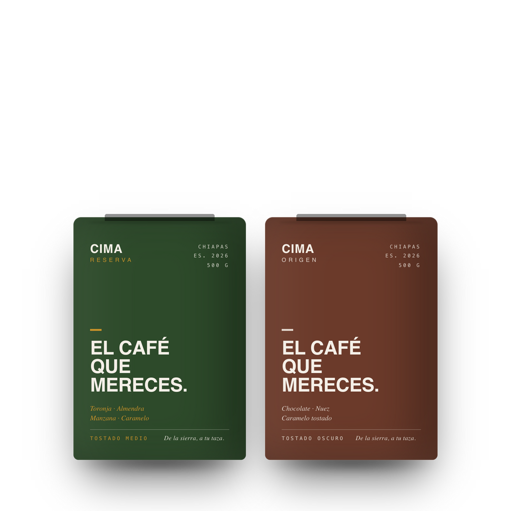 Pack El Kilo CIMA: café de especialidad de Chiapas Reserva y Origen, 2×500 g, envío gratis