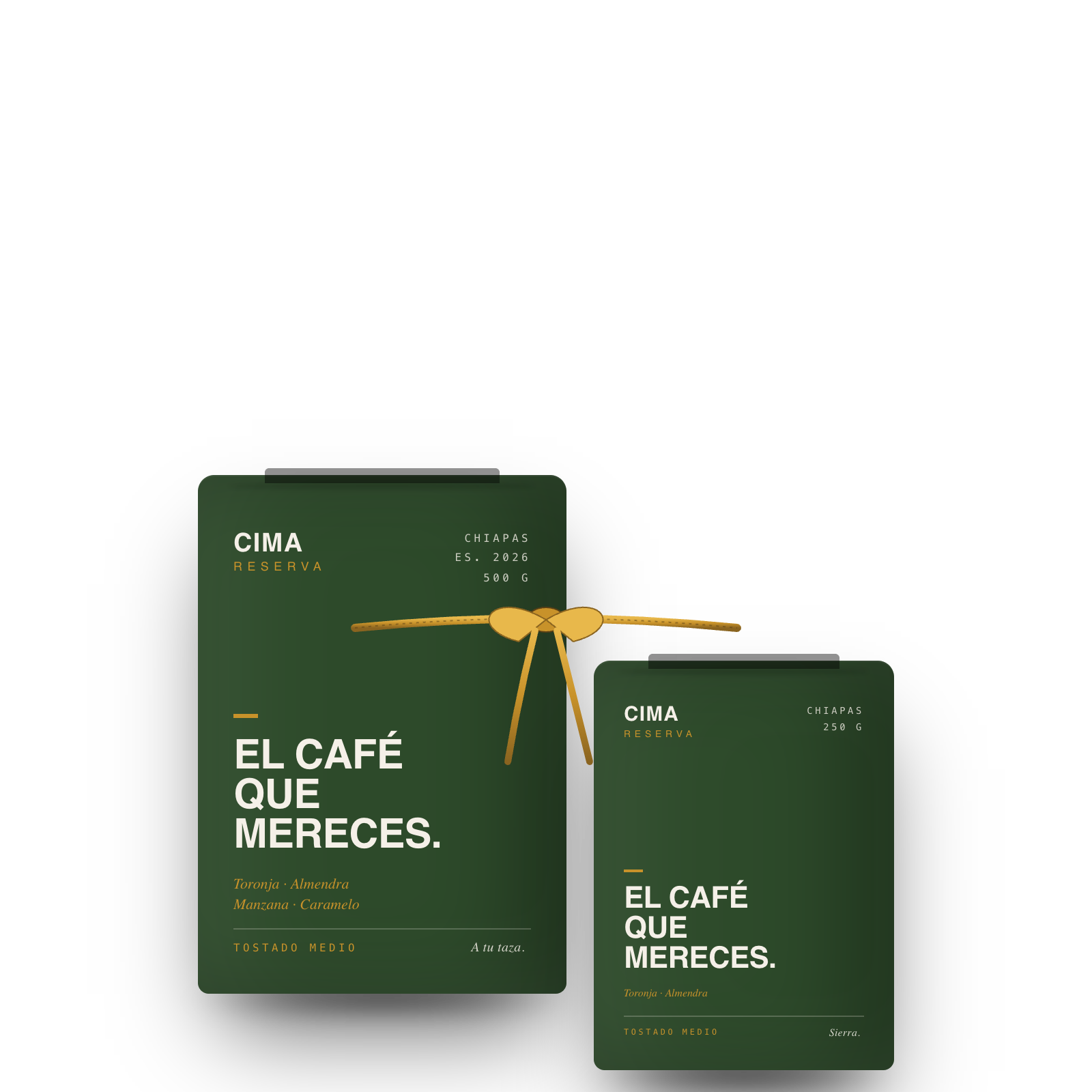 Pack Regalo CIMA Reserva: café de especialidad de Chiapas 250 g y 500 g, envío gratis